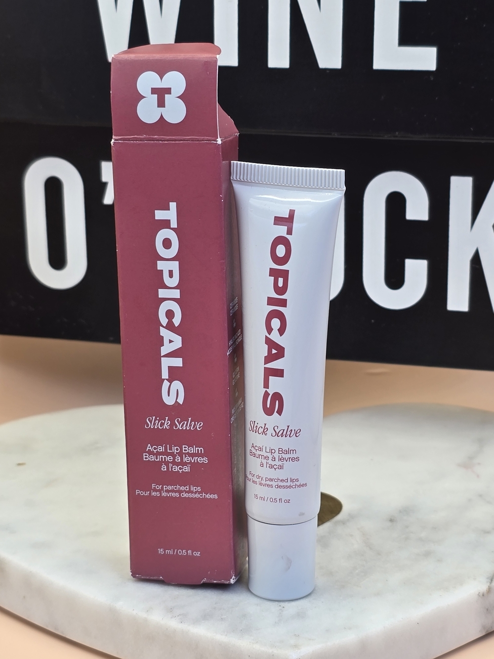 Slick Salve Acai Lip Balm — Pink